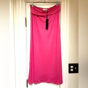 Made by Johnny Foldover Maxi Skirt